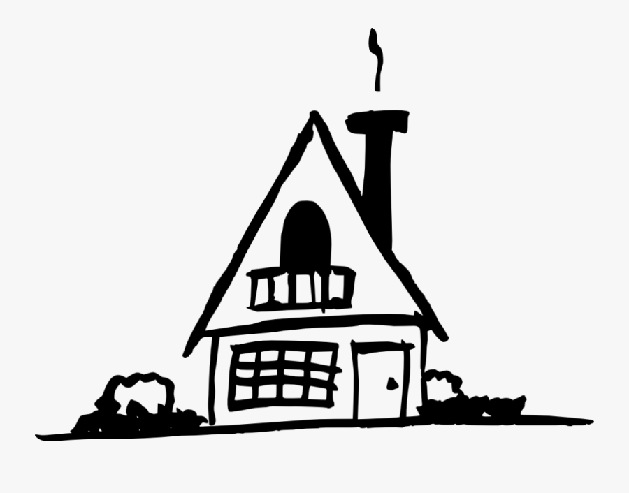 4 House Drawing - Doodle House Png, Transparent Clipart