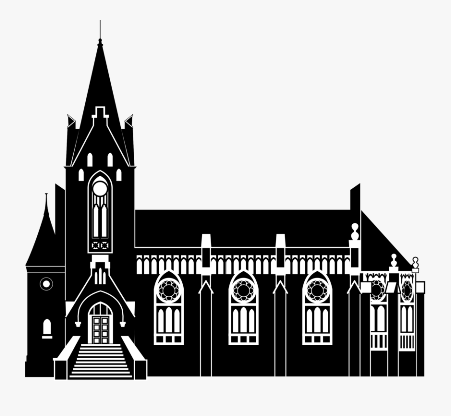 Building,medieval Architecture,monochrome Photography - Vladivostok Png, Transparent Clipart