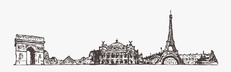 Architecture,black And White,stock Art,steeple,place - Paris Kromasol, Transparent Clipart