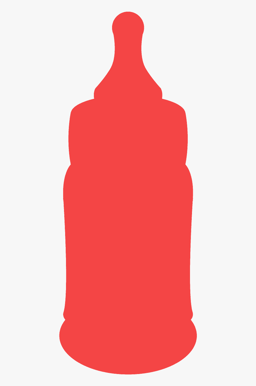 Baby Bottle Silhouette, Transparent Clipart