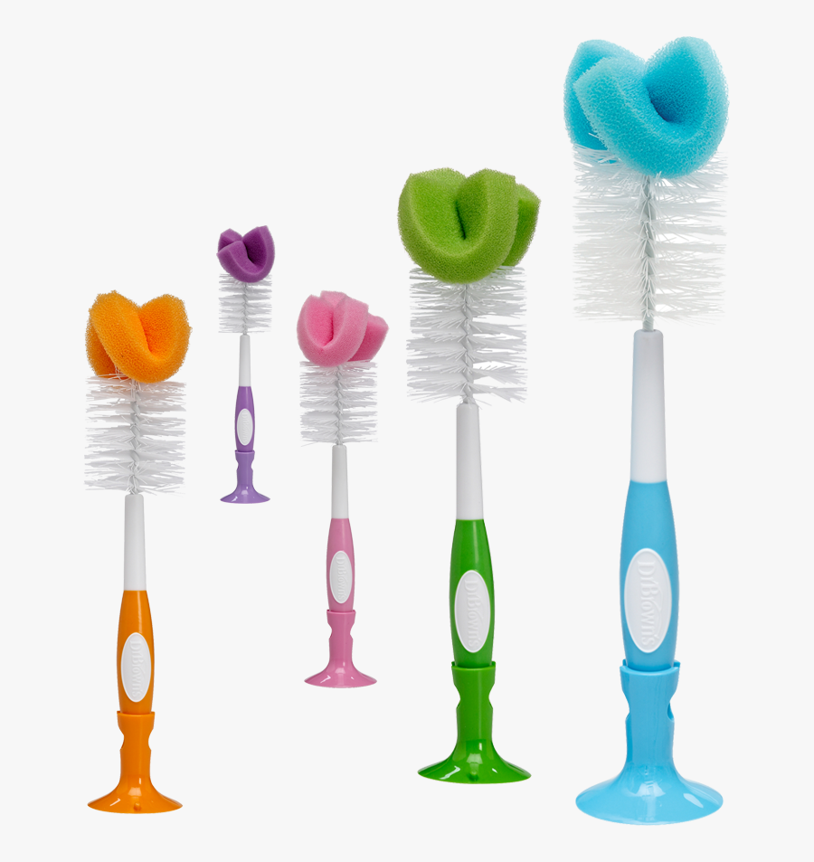 Transparent Baby Bottles Clipart - Baby Dr Brown Bottle Cleaner, Transparent Clipart