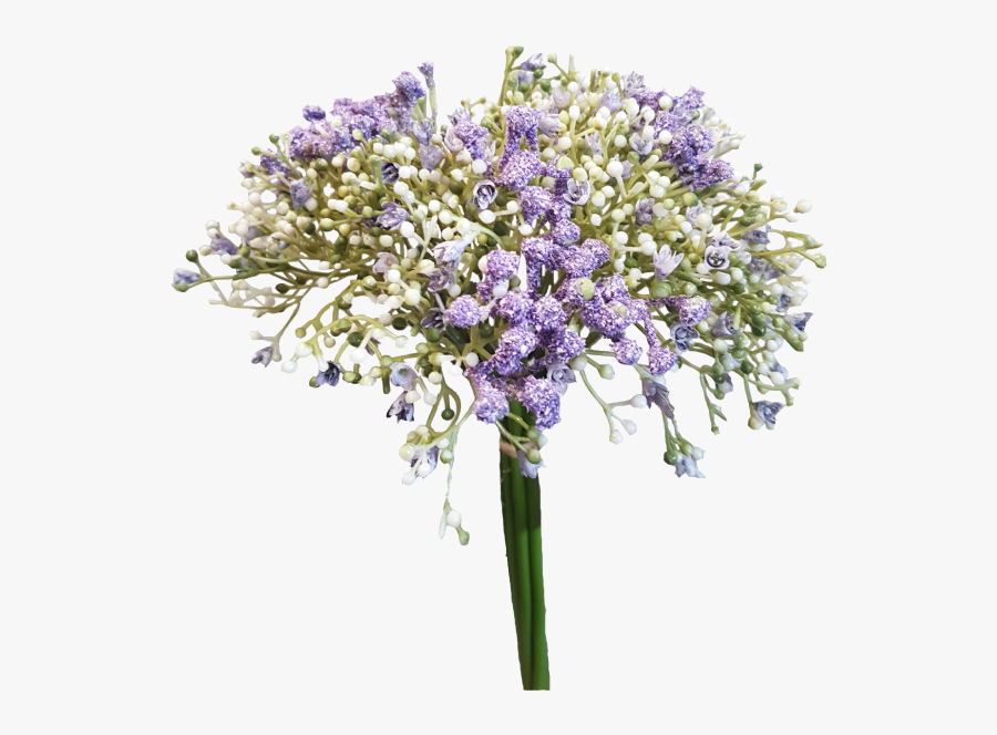 Clip Art Baby Flower Png - Purple Flowers Bouquet Baby's Breath, Transparent Clipart
