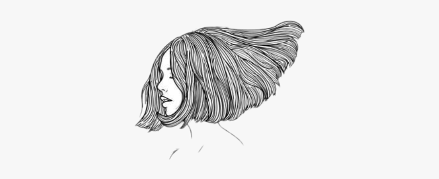 #fly #windy #girl #cute #girl #girly #girls #student - Illustration, Transparent Clipart