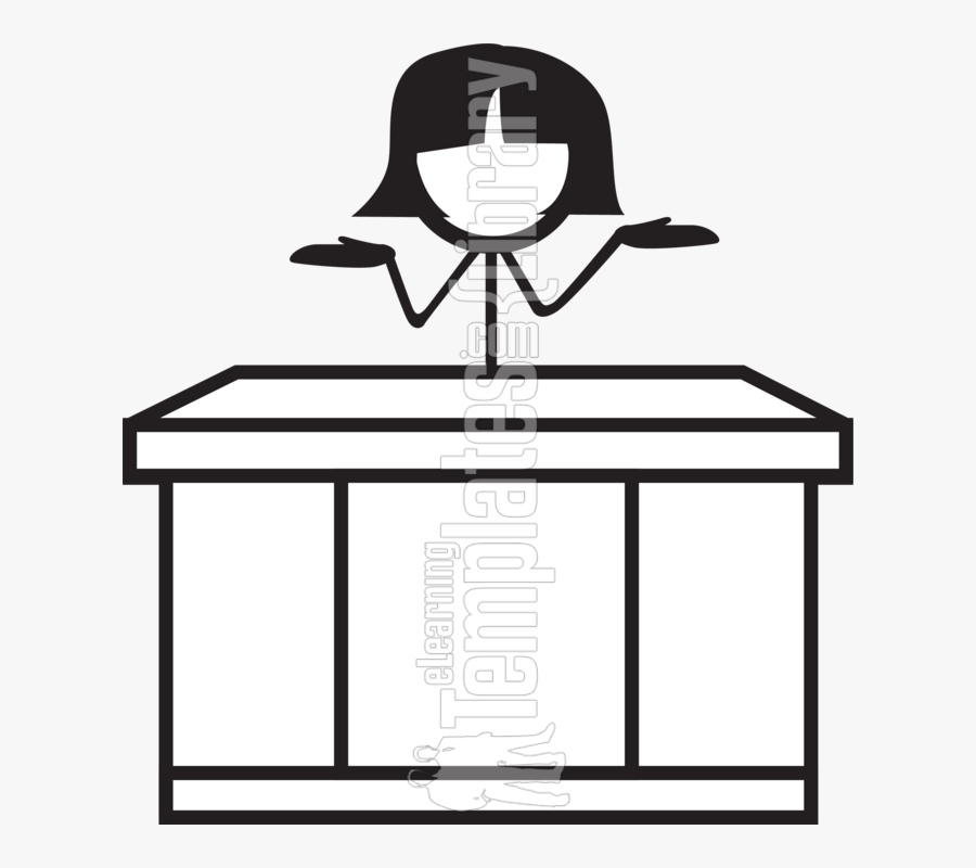 Transparent Stick Figure Working - Stick Figure, Transparent Clipart