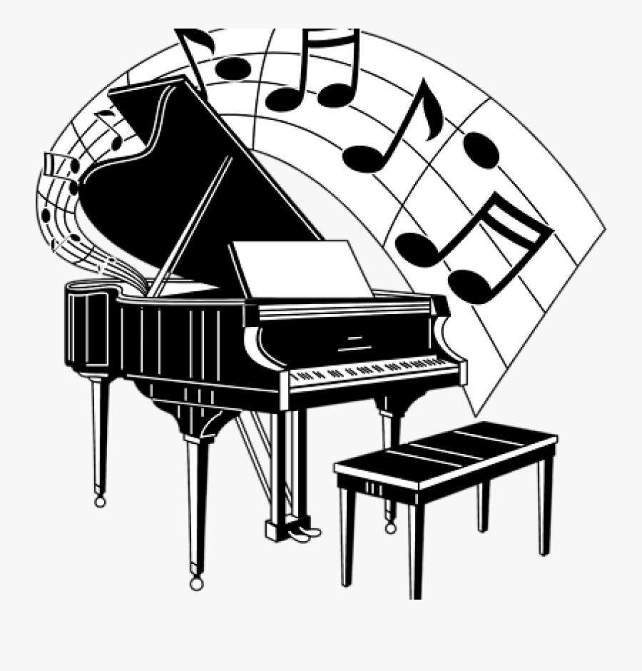 Free Download Stock On - Piano And Music Notes, Transparent Clipart