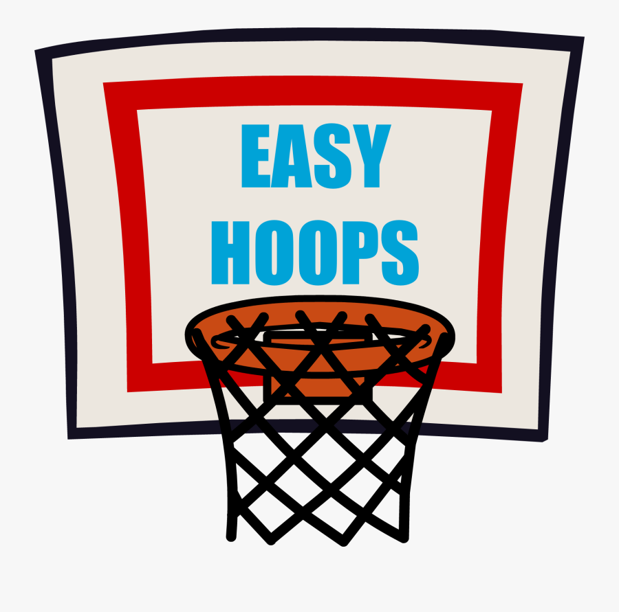 Easy Hoops - Basketball Ring Vector Png, Transparent Clipart