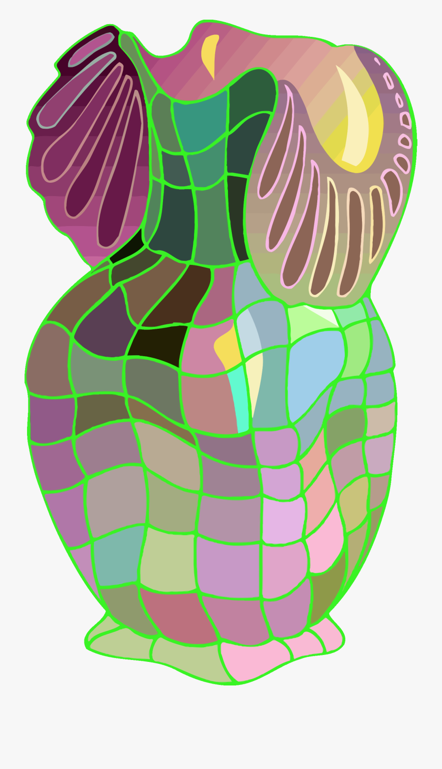 Prismatic Vase Clip Arts - Vase, Transparent Clipart