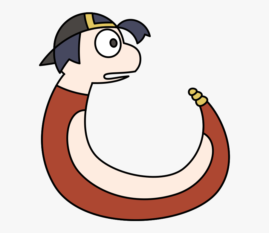 Ethan Ekans Curl - Cartoon, Transparent Clipart