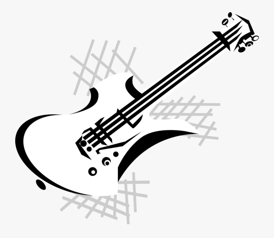 Transparent Royalty Free Vector Clipart - Guitar Vector Png, Transparent Clipart