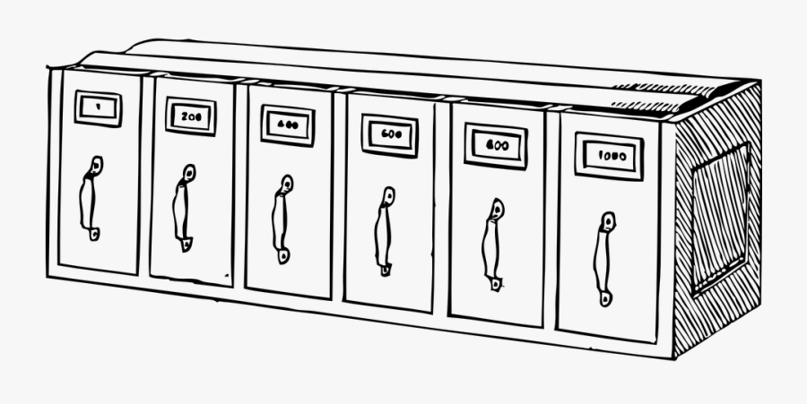 File Cabinet Locker Office Equipment File Storage - Locker Map Sunny Hills High School, Transparent Clipart