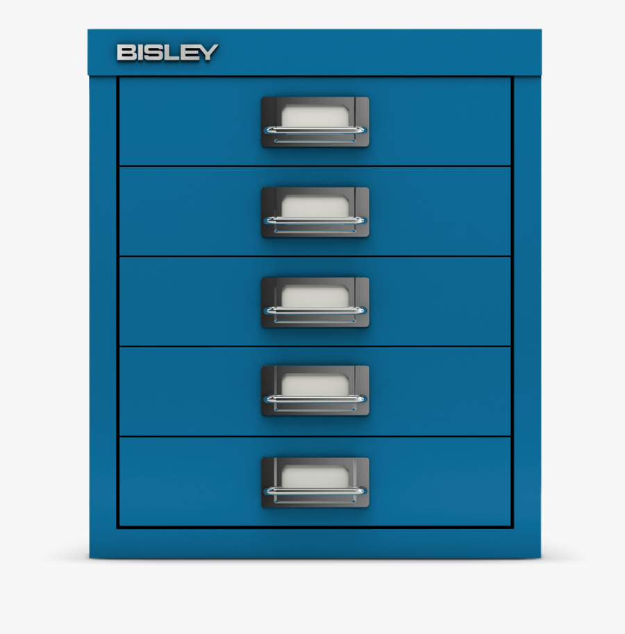 Transparent Storage Png - White Bisley Filing Cabinet, Transparent Clipart