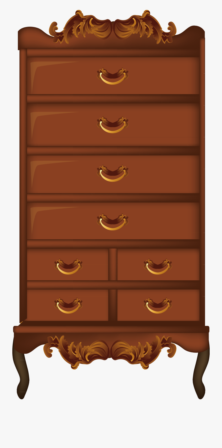 Of Drawers Chiffonier Clip - Chest Of Drawers, Transparent Clipart