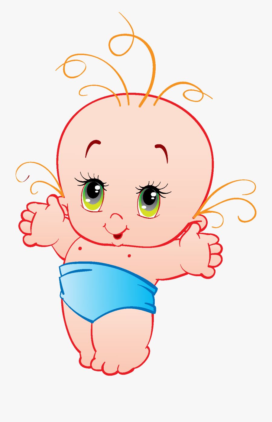 Transparent Çocuk Clipart - Baby Kids Cartoon Png, Transparent Clipart