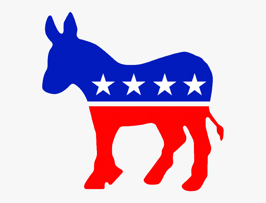 Democratic Party Donkey Vector Logo Free Vector Silhouette - Democratic Party Logo, Transparent Clipart