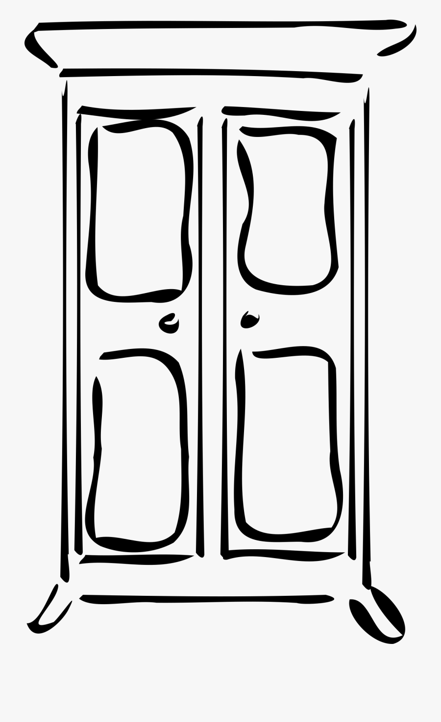 Office Clipart Cupboard - Outline Images Of Cupboard, Transparent Clipart