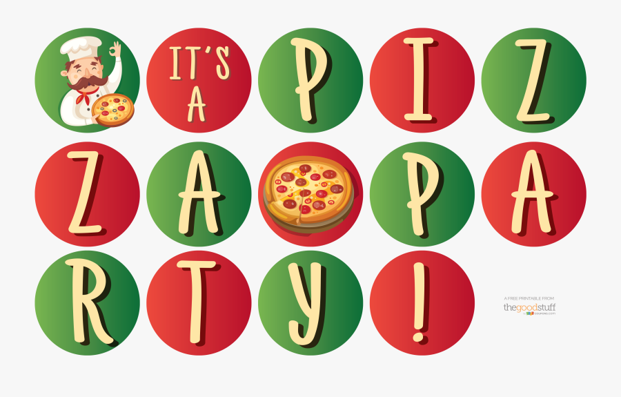 Transparent Pizza Party Clipart - Tes Buta Warna Tni, Transparent Clipart