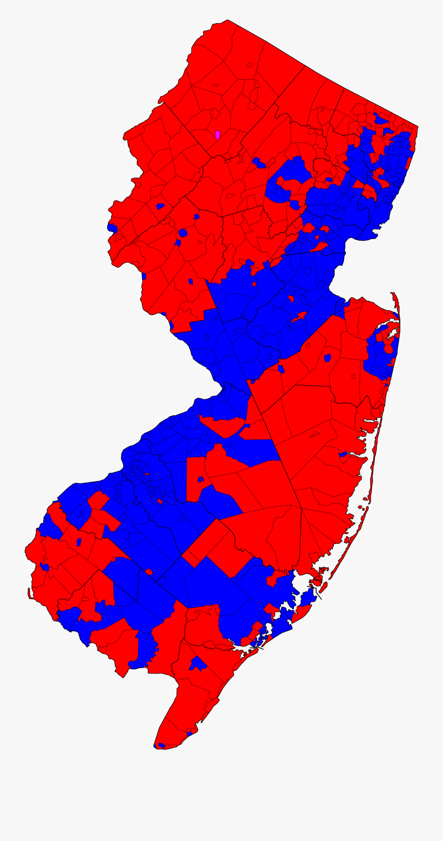 And The Central Part Is All Rich As Fuck Republican - New Jersey Map Silhouette, Transparent Clipart