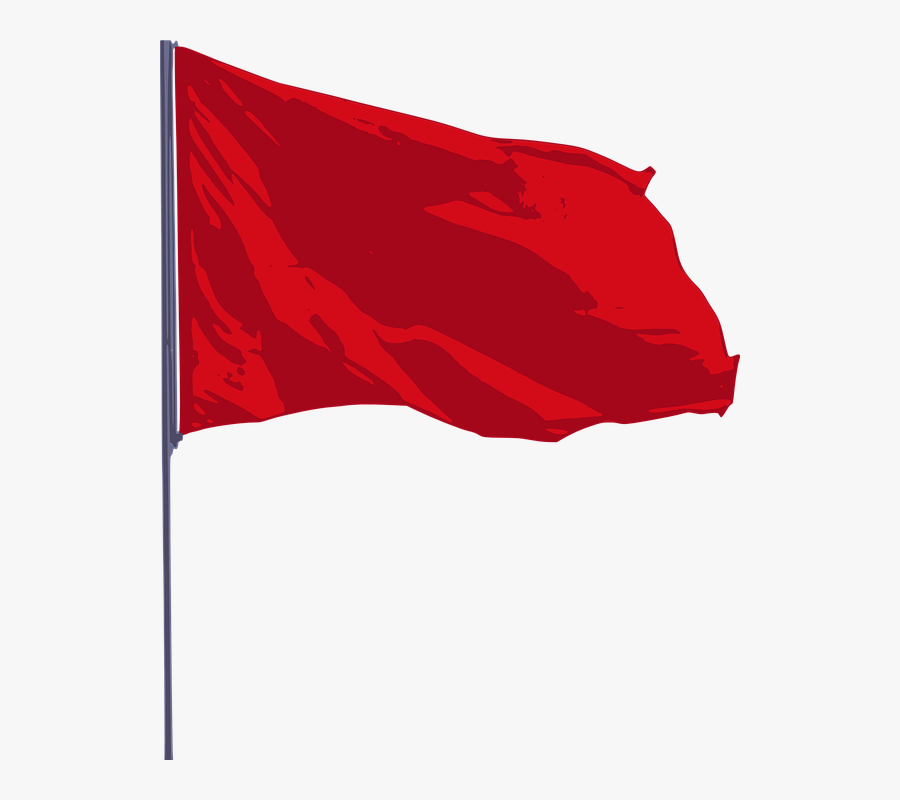 Red Flag Png, Transparent Clipart