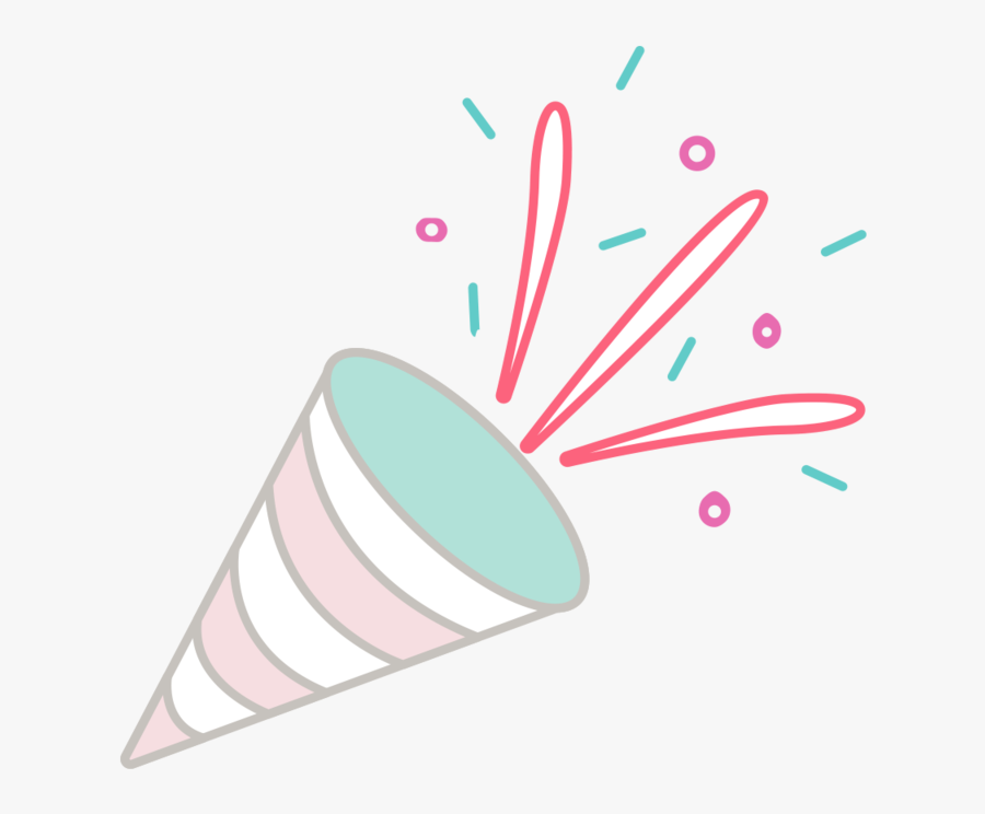 Doodle Party Poppers Png, Transparent Clipart