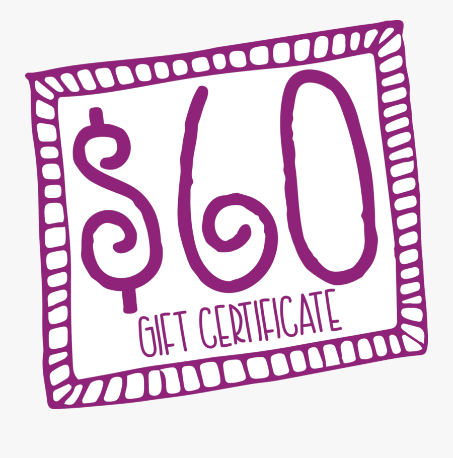 $100 Gift Certificate Clipart, Transparent Clipart
