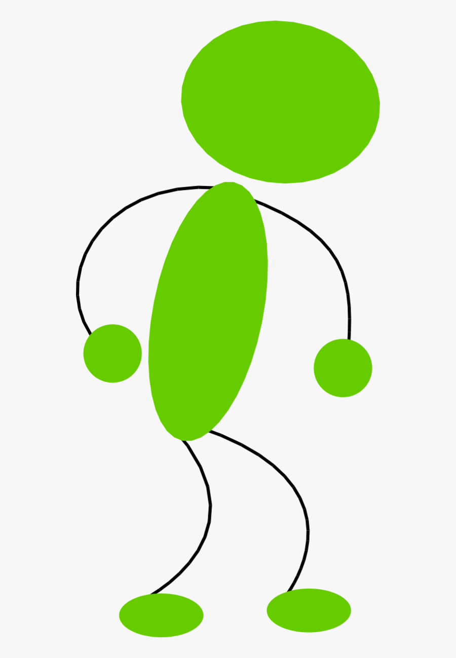 Blue Man Standing Alert - Clip Art, Transparent Clipart