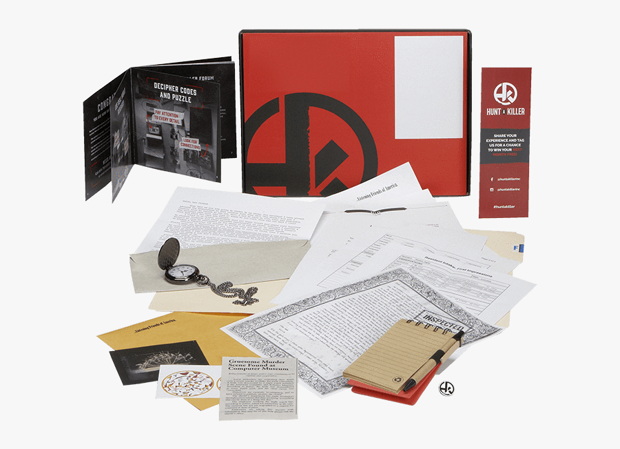 Transparent Gift Certificate Png - Hunt A Killer Box, Transparent Clipart
