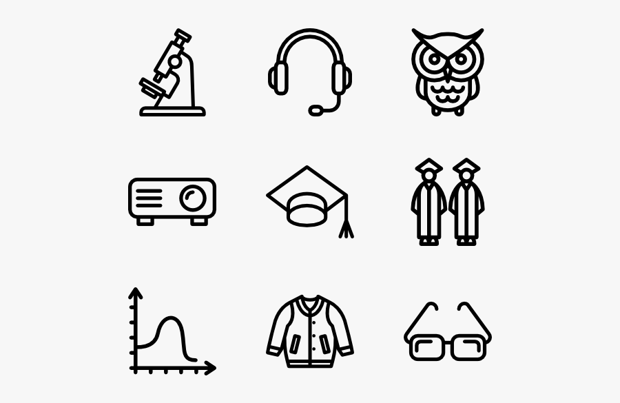 College - Western Icons, Transparent Clipart