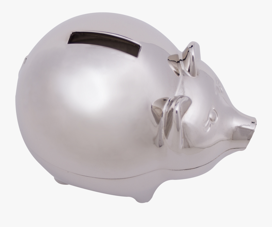 Piggy Bank Png Image - Silver Piggy Bank Png Transparent, Transparent Clipart