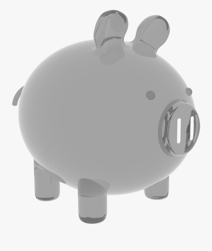 Piggy Bank Png - Domestic Pig, Transparent Clipart