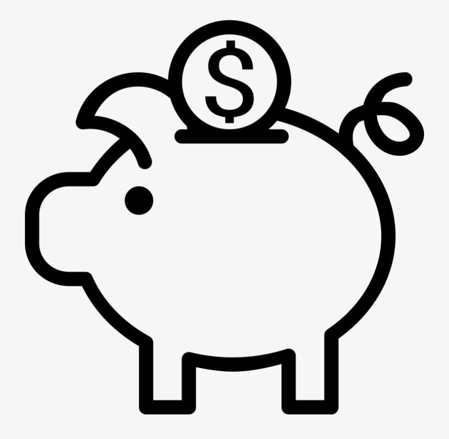 Purple Piggy Bank Png, Transparent Clipart