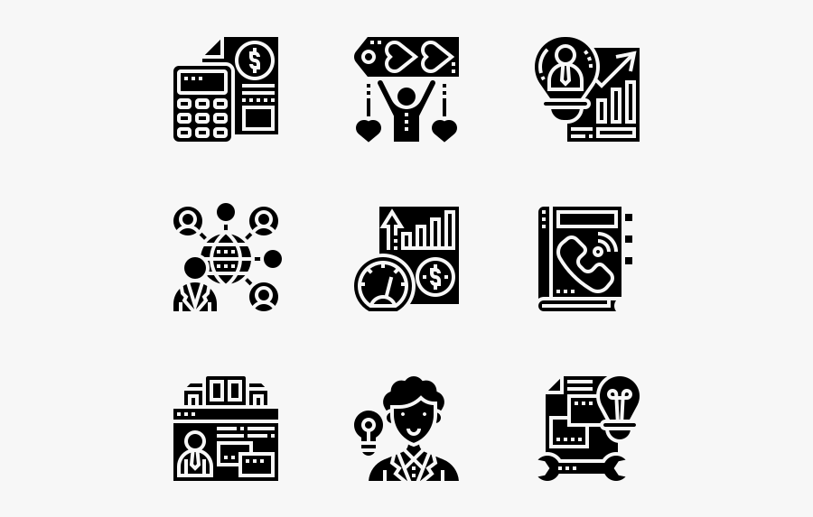 Modern Business, Transparent Clipart