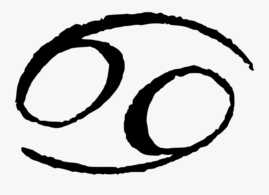 Transparent Horoscope Clipart - Transparent Cancer Zodiac Symbol, Transparent Clipart