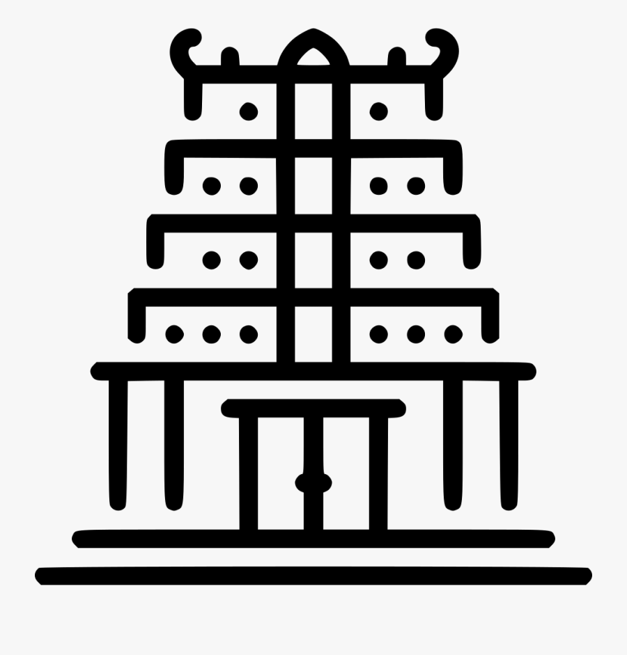 Shiva Temple Svg Png Icon Free Download - Monuments Of India Icon, Transparent Clipart