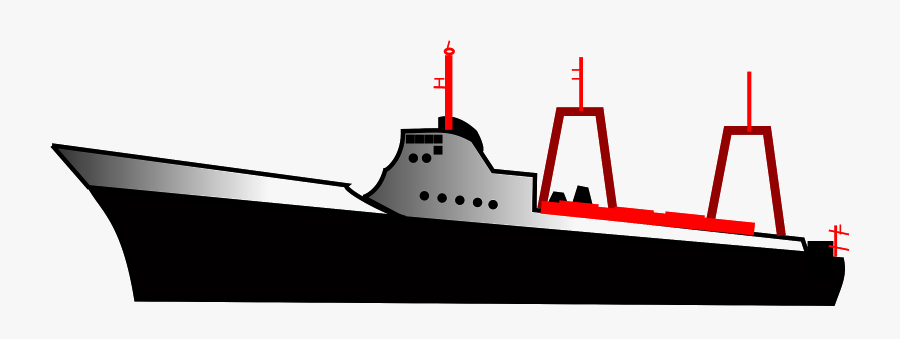 Boat Clipart Black White - Barge Boat Clipart, Transparent Clipart