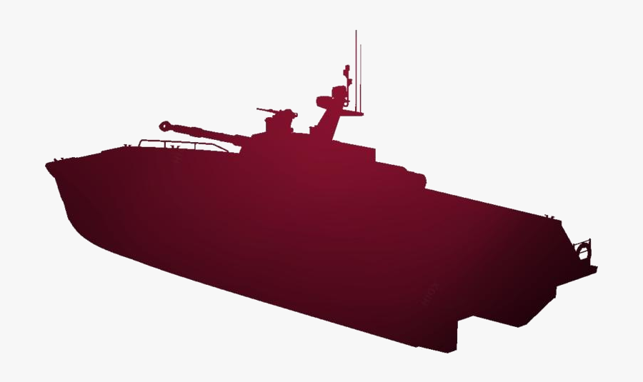 Transparent Tank Boat Drawing - Command Ship, Transparent Clipart