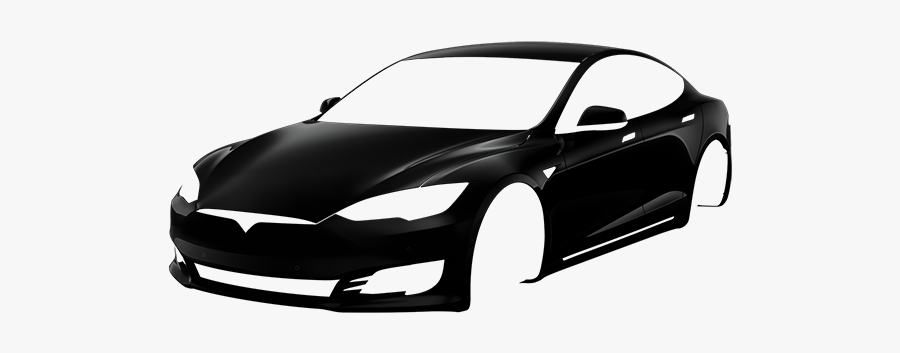 Design Your Model S - Sports Sedan, Transparent Clipart