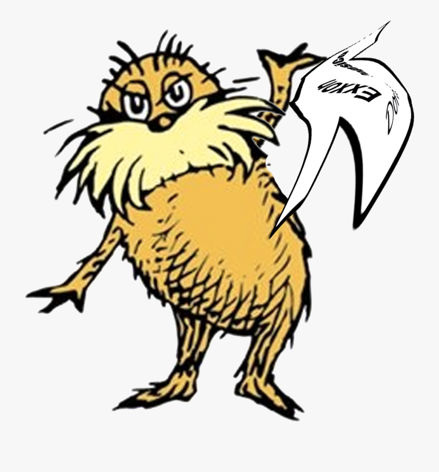 Transparent Lorax Png - Dr Seuss Lorax Drawing, Transparent Clipart