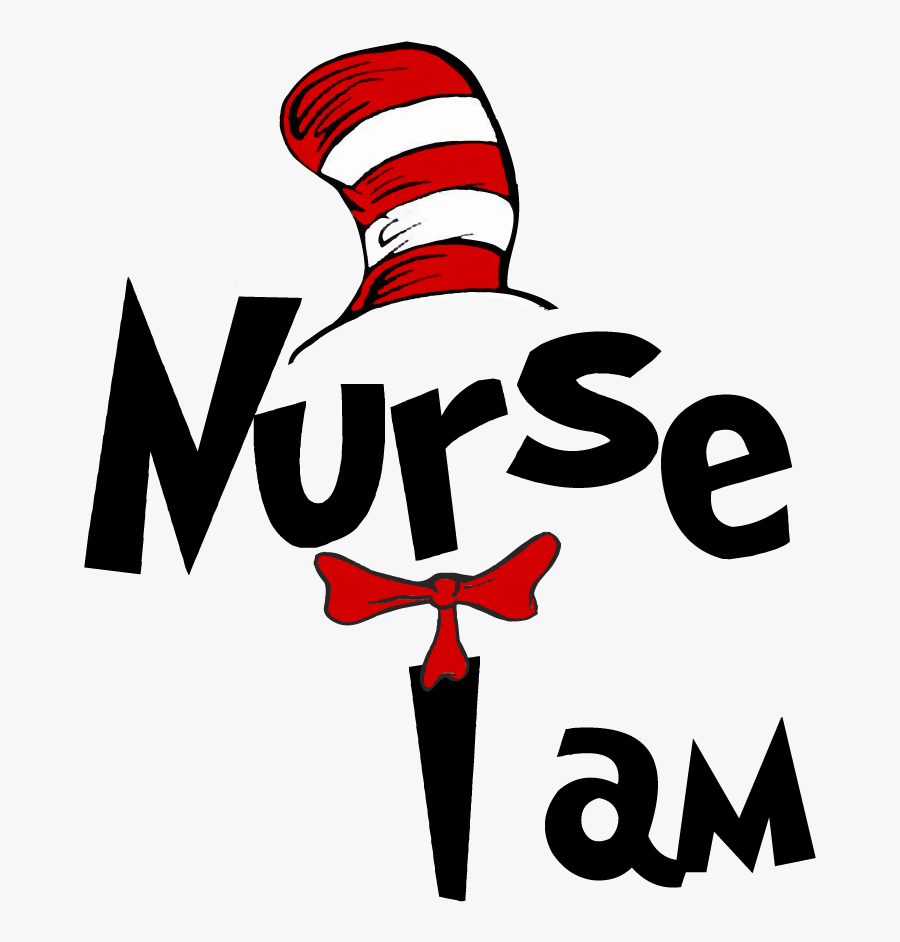 Nurse I Am Dr Seuss Clipart , Png Download - Cat In The Hat Hat, Transparent Clipart