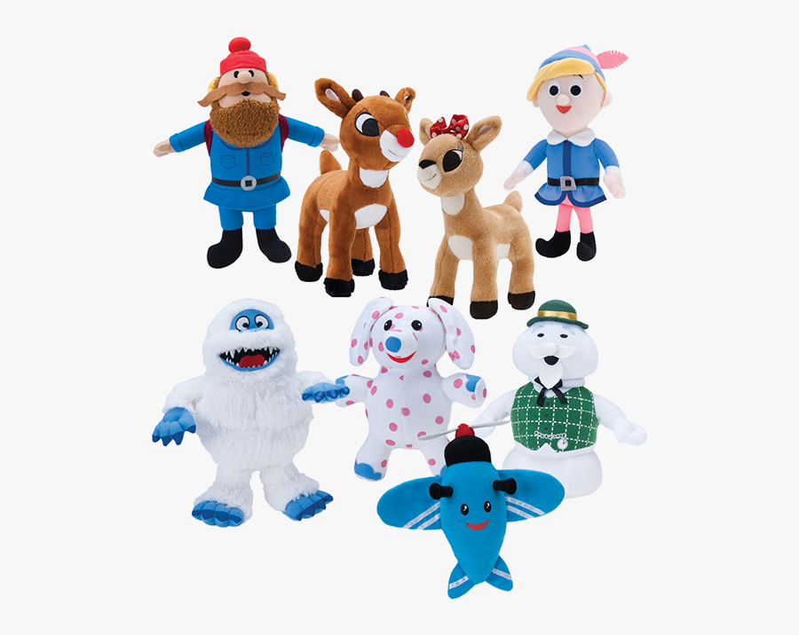 Rudolph The Red Nosed - Stuffed Toy, Transparent Clipart
