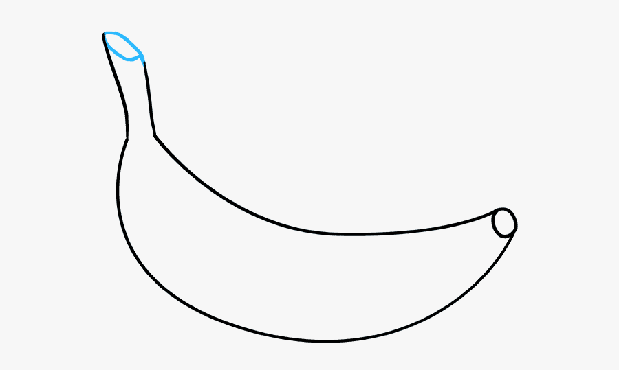 How To Draw Banana - Rainbow Coloring Page, Transparent Clipart