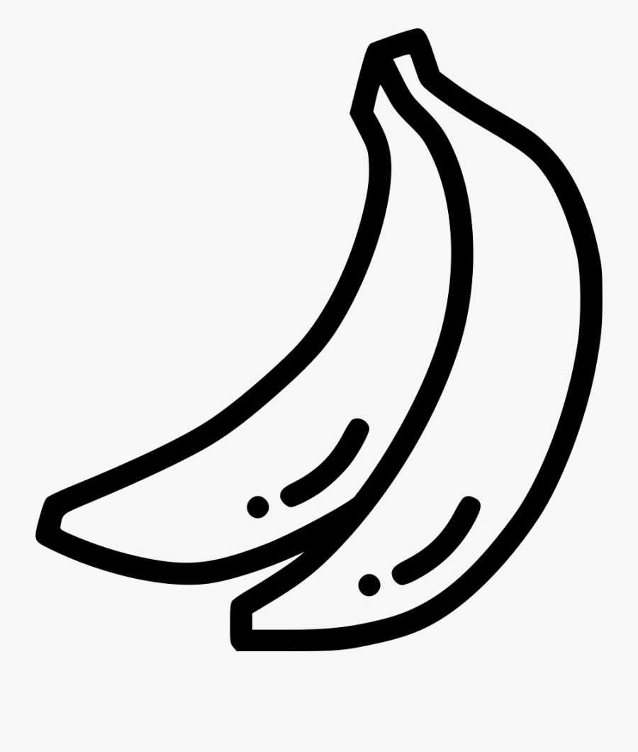 Banana Healthy, Transparent Clipart