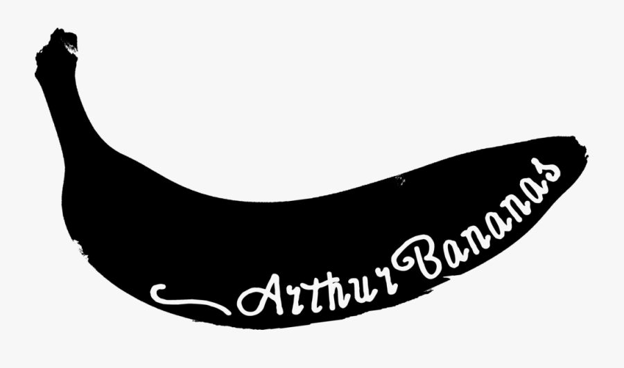 Banana Clip Art Black And White, Transparent Clipart
