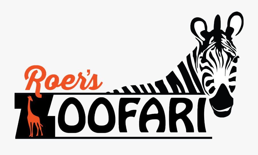 Roer’s Zoofari - Zebra, Transparent Clipart