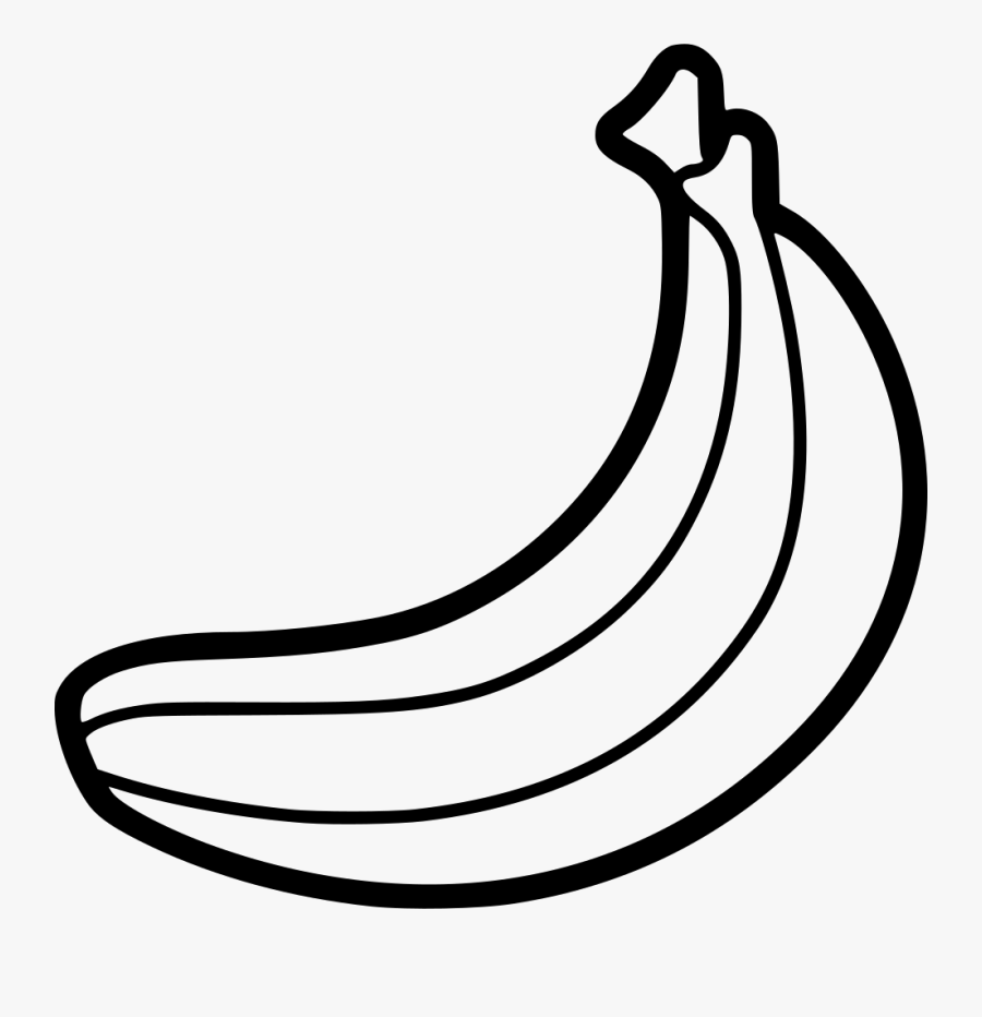 Banana - Banana Icon Png, Transparent Clipart