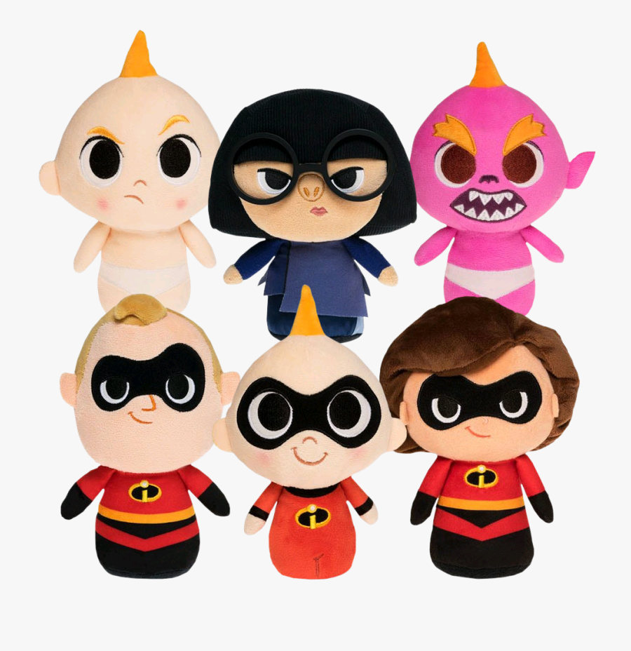 Incredibly Supercute 8” Plush Bundle By Funko - Funko Plush Incredibles, Transparent Clipart