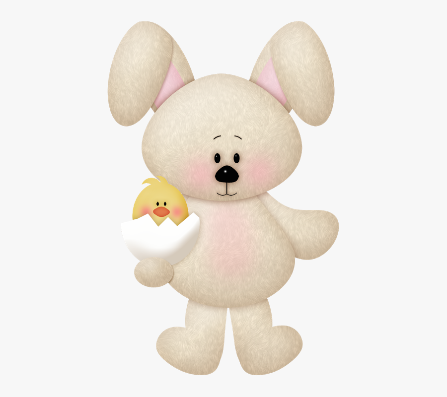 Transparent Bunny With Glasses Clipart - Stuffed Toy, Transparent Clipart