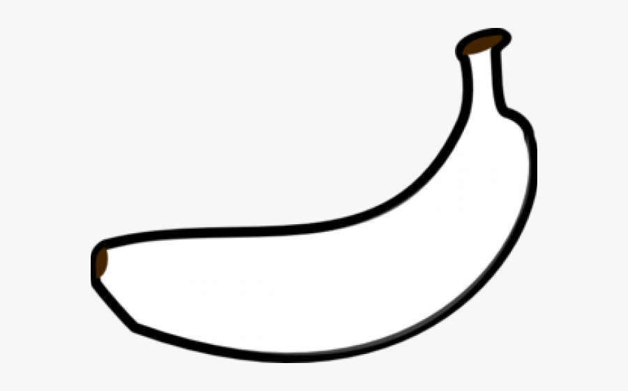 Banana Cliparts - Outline Banana Clip Art, Transparent Clipart