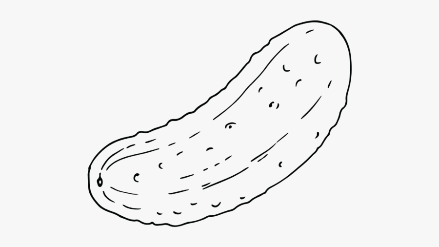 Transparent Cucumber Drawing, Transparent Clipart