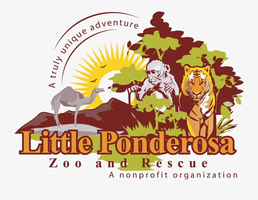 Little Ponderosa Zoo Logo, Transparent Clipart
