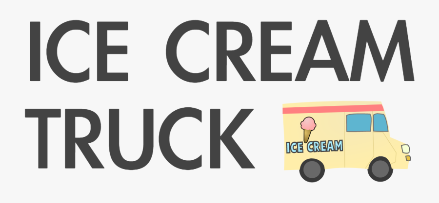 Ice Cream Truck, Transparent Clipart